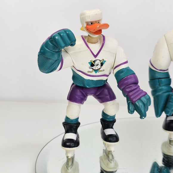 Mighty Ducks Action Figures Set Of 3. Nosedive Grin D.L'Orange - Picture 4 of 16